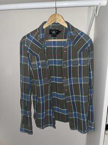 RRL Ralph Lauren RRL Green Flannel