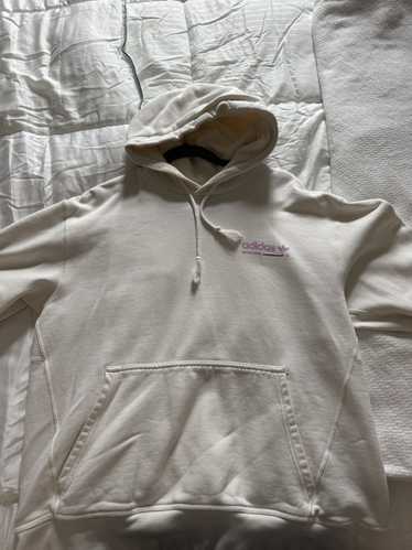 Adidas [US ONLY] Adidas White/Pink Embroidered Hoo