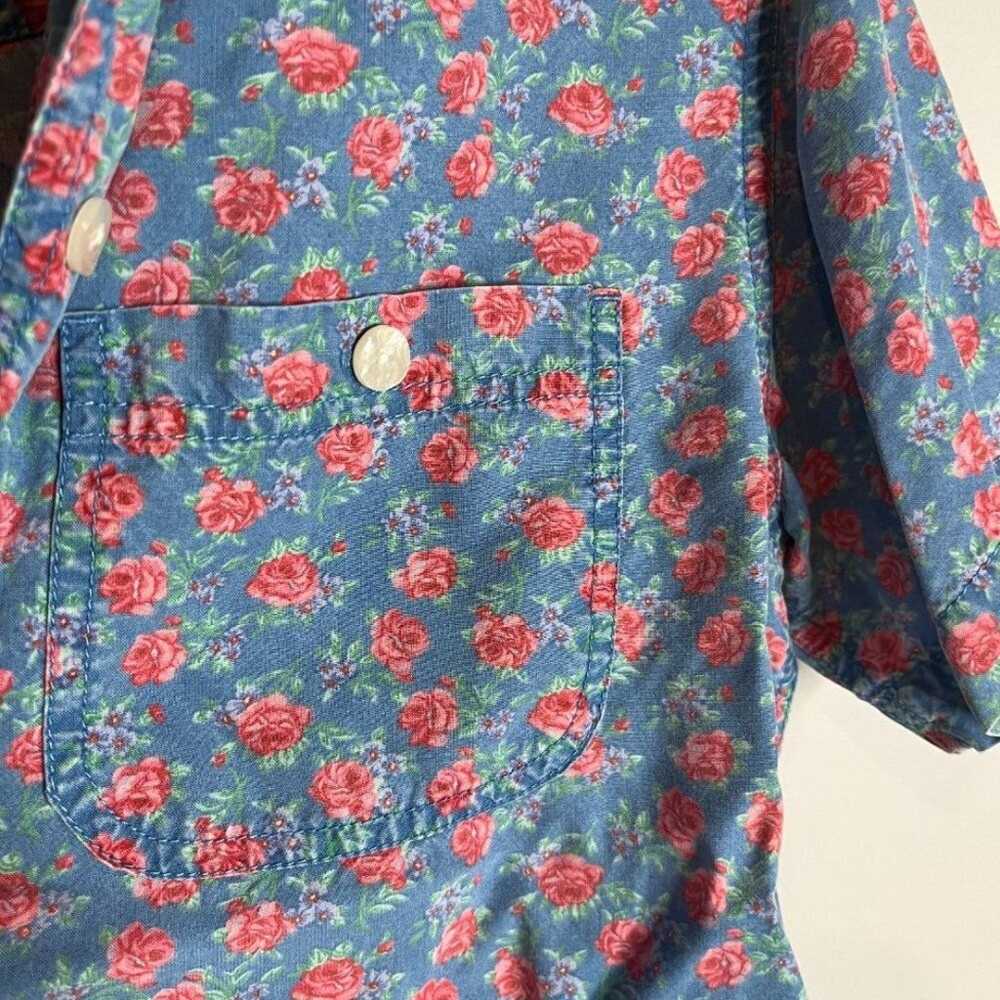 Vintage Liz Claiborne floral button down shirt - image 2