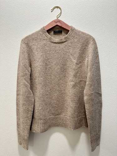 Prada Fine knit wool crewneck sweater