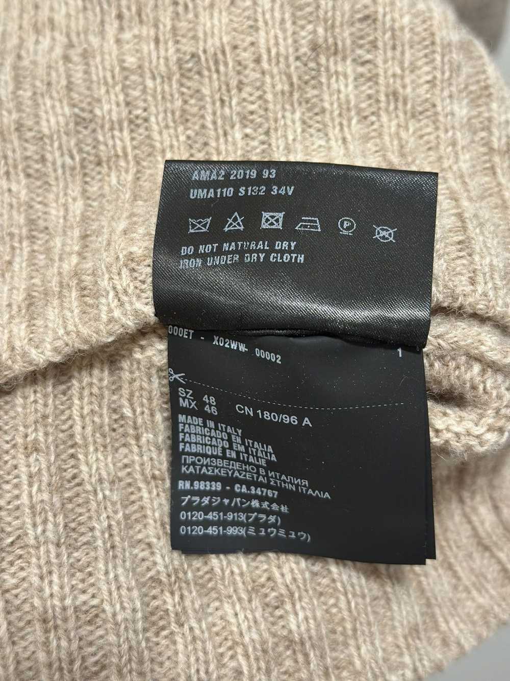 Prada Fine knit wool crewneck sweater - image 6