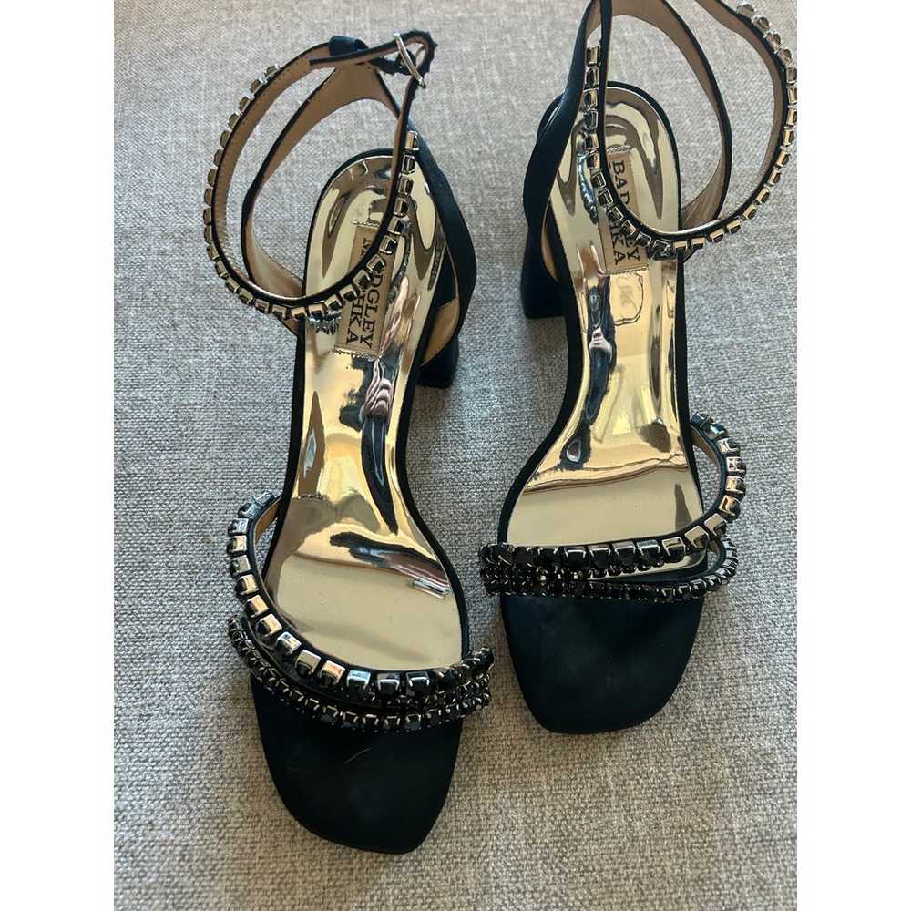 Badgley Mischka Black Feisty Heel 9.5 - image 2