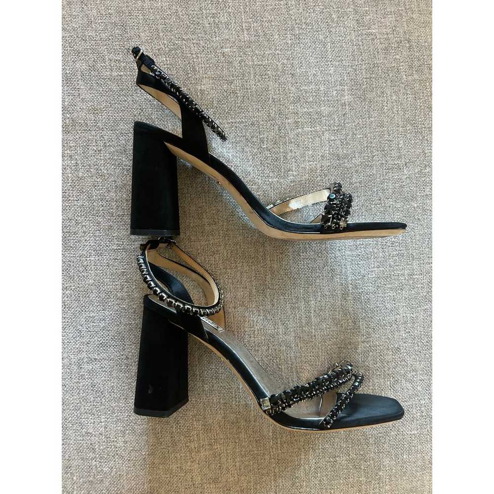 Badgley Mischka Black Feisty Heel 9.5 - image 5