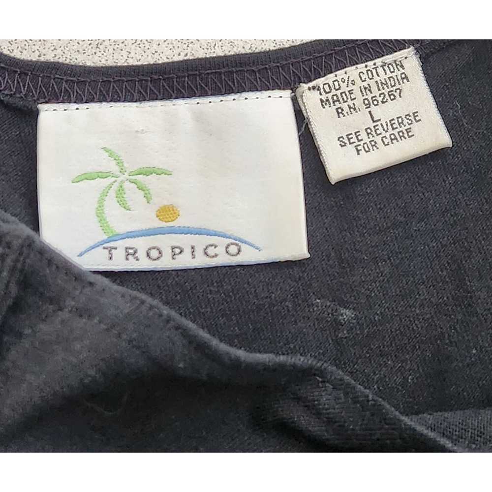 Other VTG Tropico Black White Patchwork Pictures … - image 6