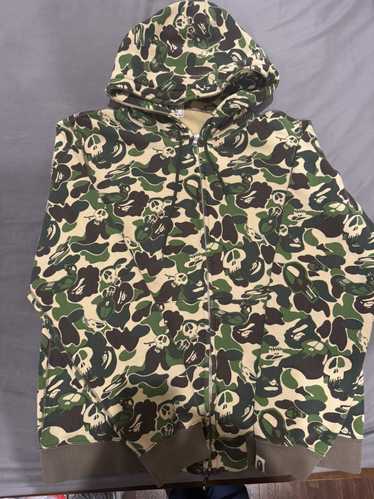 Bape x stussy camo hoodie on sale