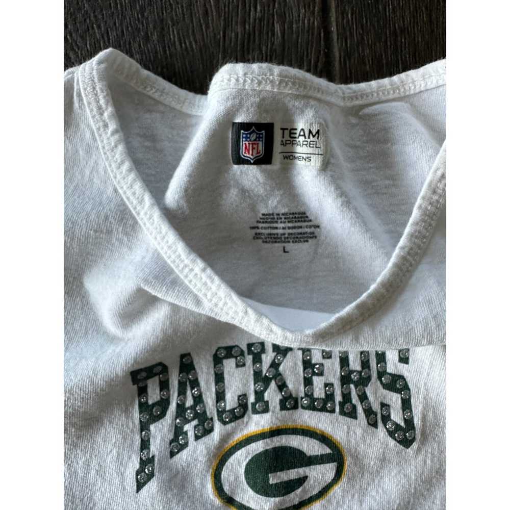 Women's Green Bay Packers Vintage T Shirt Bedazzl… - image 3