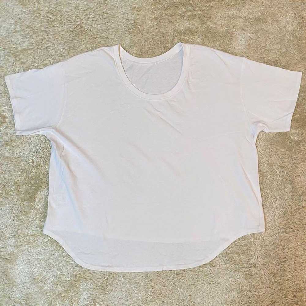 No Brand [L] Crew Neck T-Shirt Wide Short Sleeve … - image 1