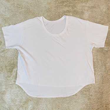 No Brand [L] Crew Neck T-Shirt Wide Short Sleeve … - image 1