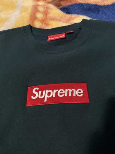 Supreme Box Logo orders Crewneck - Cardinal - L - NEU -