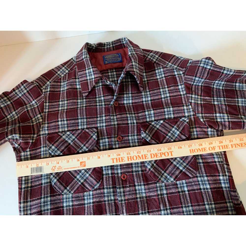 Pendleton Pendleton washable wool button down shi… - image 9