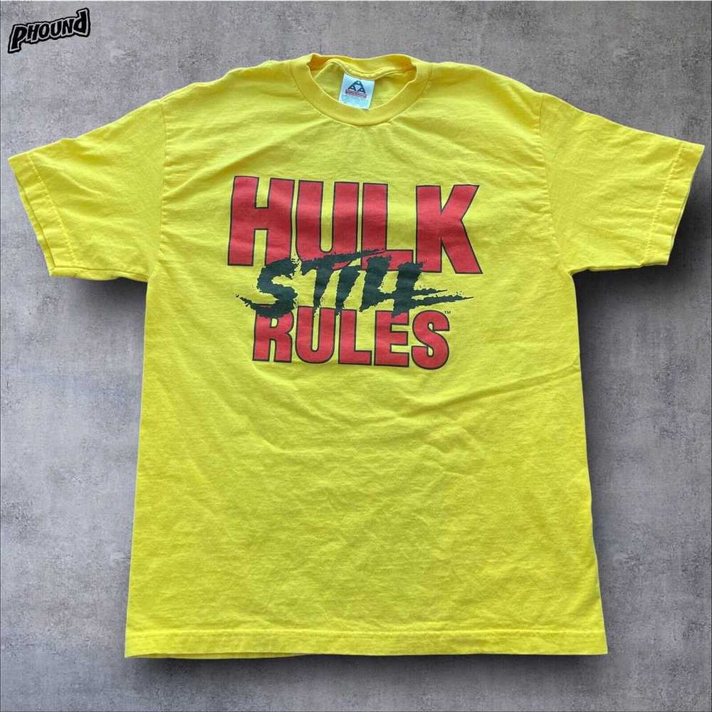 Wwe Vintage Y2K WWE WWF Hulk Hogan T Shirt L “Hul… - image 1