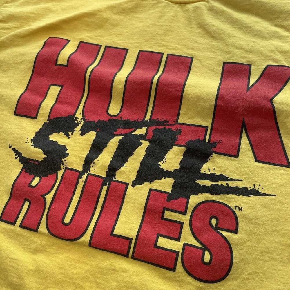 Wwe Vintage Y2K WWE WWF Hulk Hogan T Shirt L “Hul… - image 4