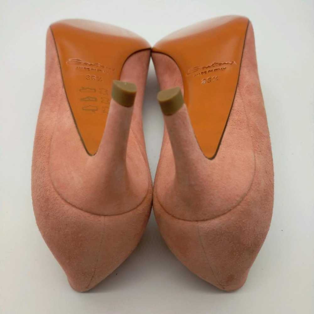 Unused Santoni Pumps 24 Pink Pointed Toe - image 7