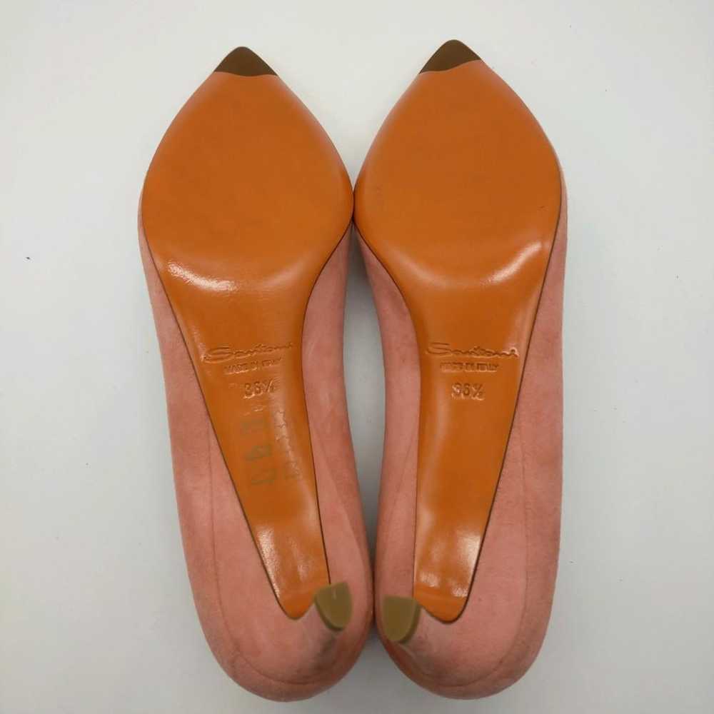 Unused Santoni Pumps 24 Pink Pointed Toe - image 8