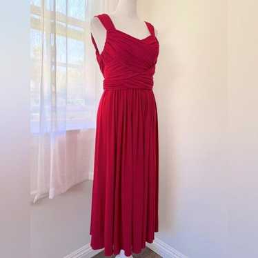 Suzi Chin for Maggy Boutique Red Sleeveless Dress - image 1