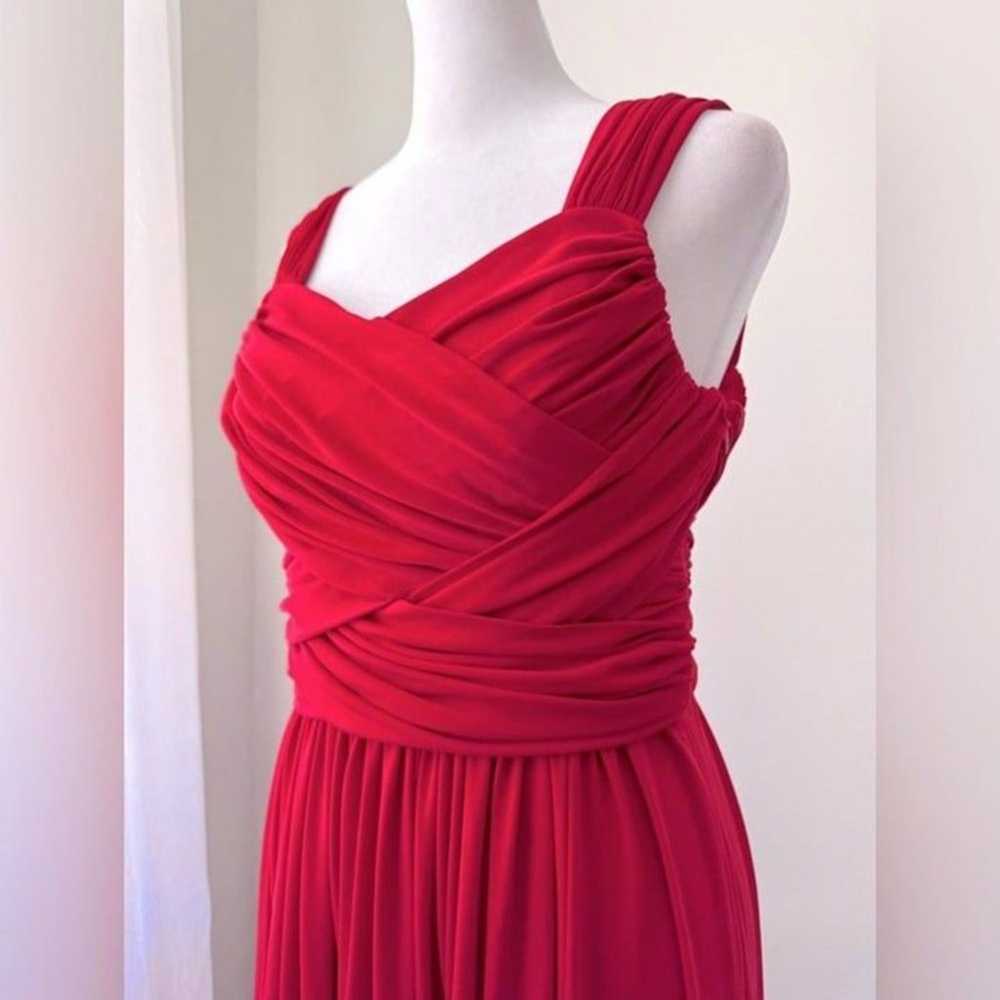 Suzi Chin for Maggy Boutique Red Sleeveless Dress - image 2