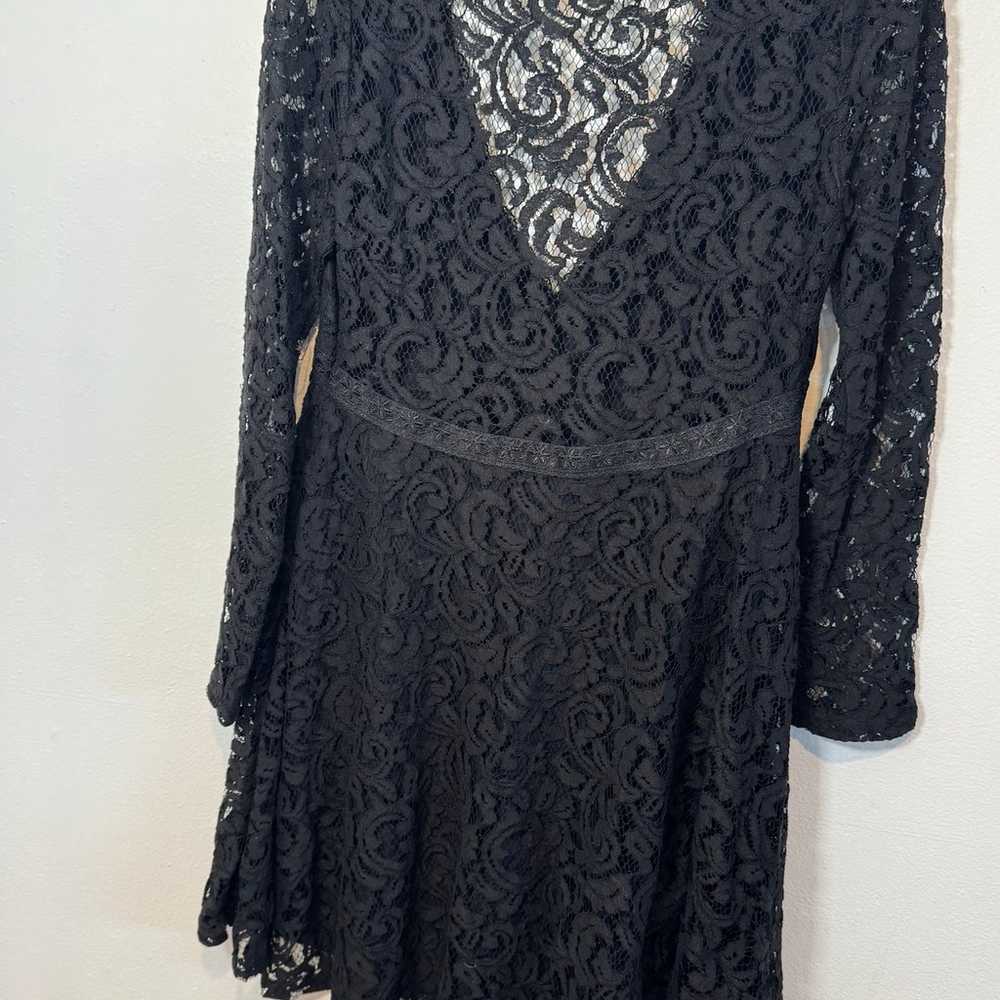 Kimchi Blue Black Vixen Lace Long Sleeve - image 6