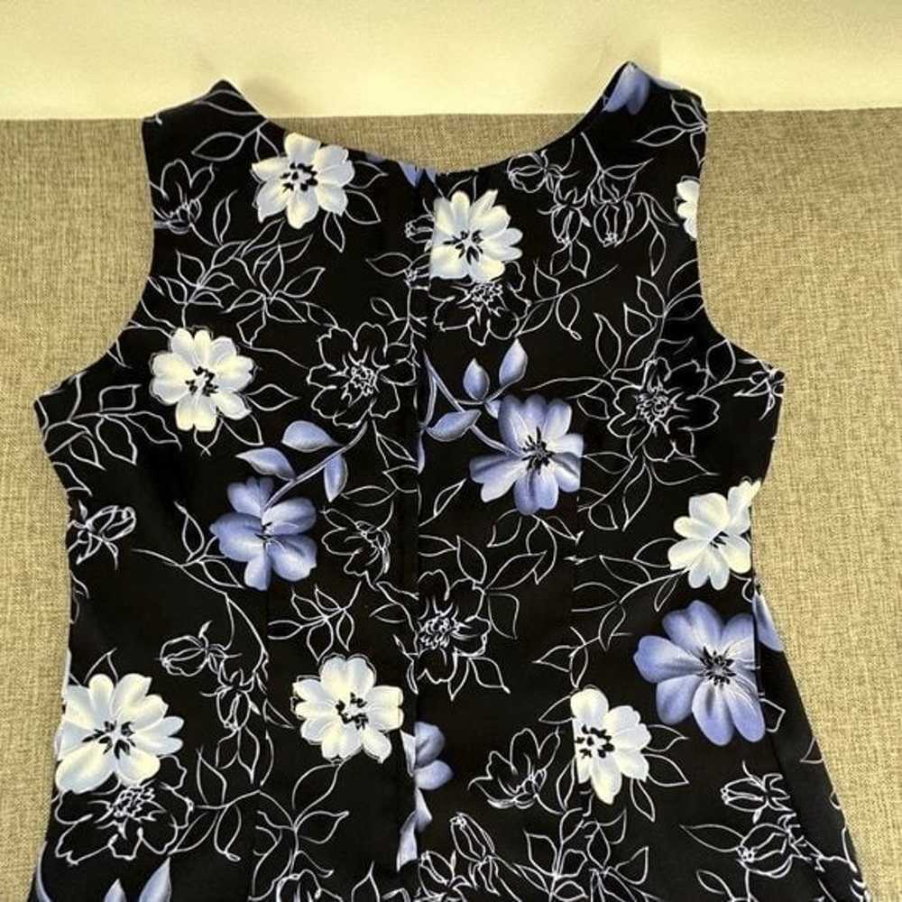 Dressbarn Floral Maxi Dress Sleeveless Polyester … - image 8