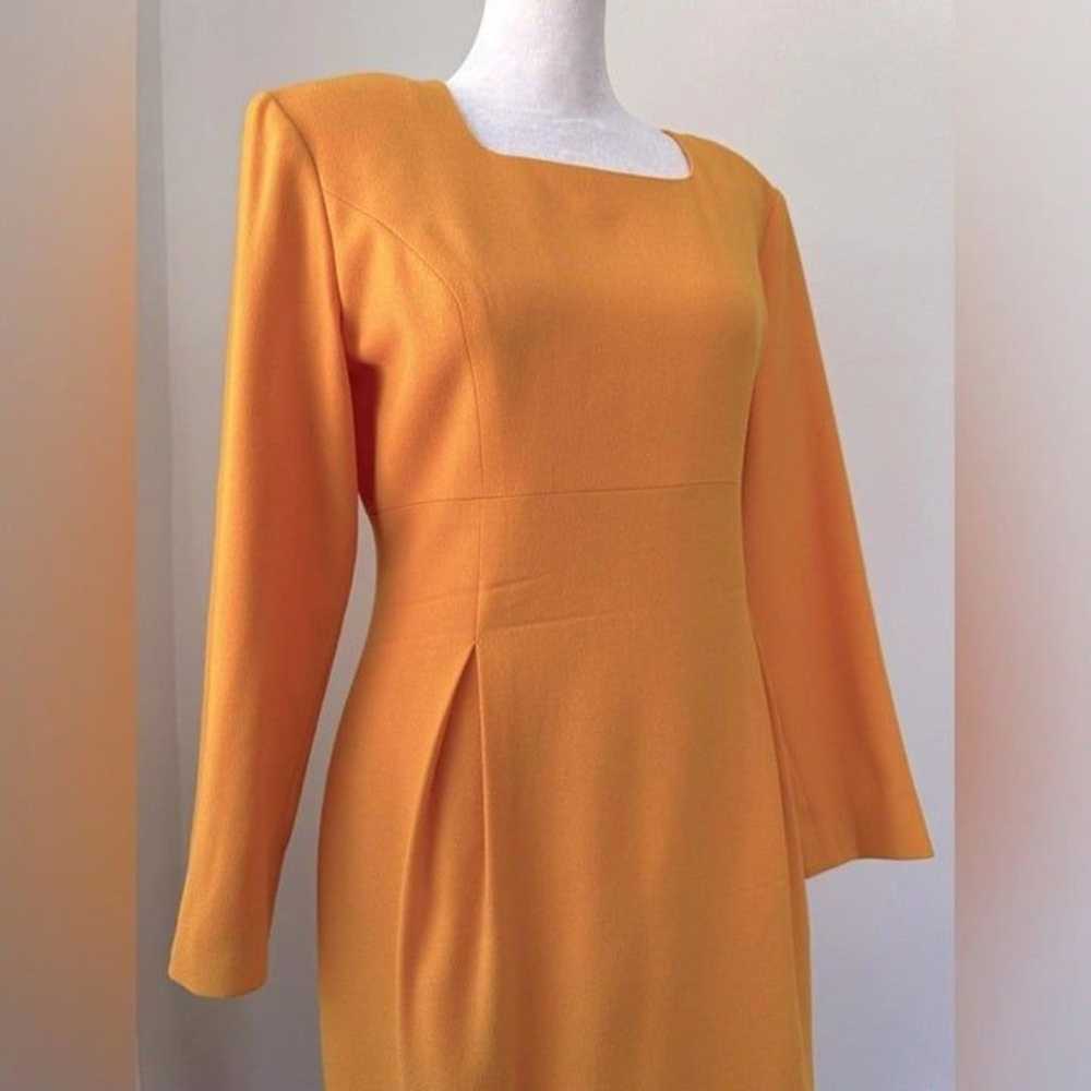 Vintage ‘90s Gillian Golden Yellow Square Neck Bo… - image 3