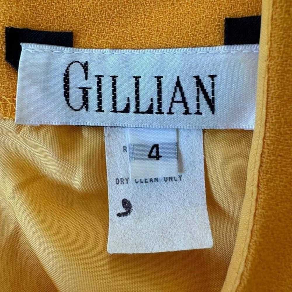 Vintage ‘90s Gillian Golden Yellow Square Neck Bo… - image 7