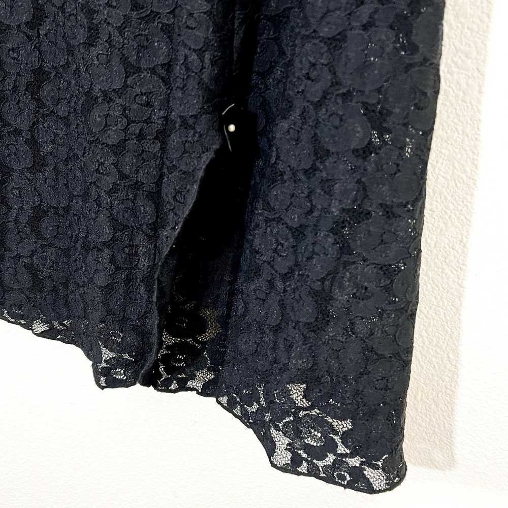 Unbranded Lace Babydoll Dress Womens M Sheer Dark… - image 3