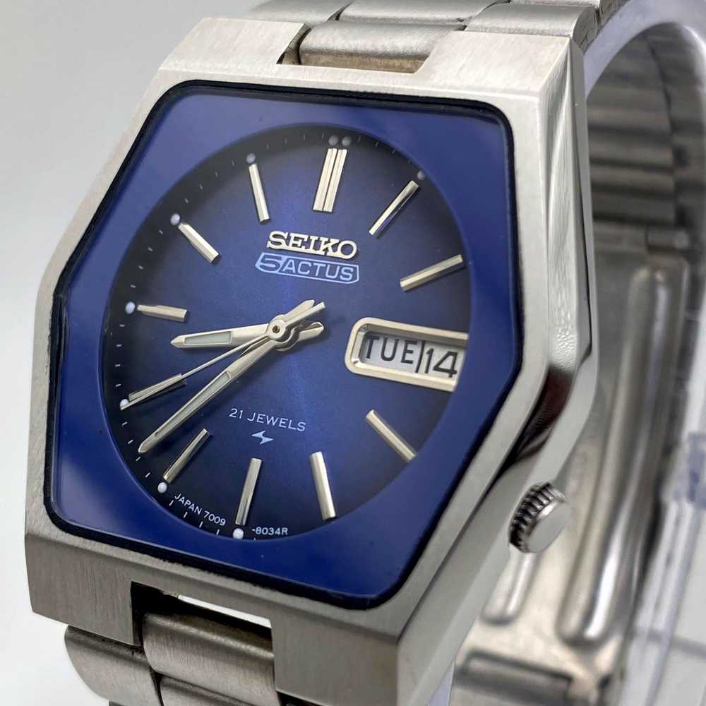 Seiko Elegant Seiko 5 Actus Men's Wrist Watch|Day… - image 7