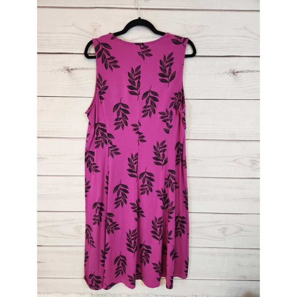 Apt 9 Womens Fushia Pink Floral Sleeveless Casual… - image 2