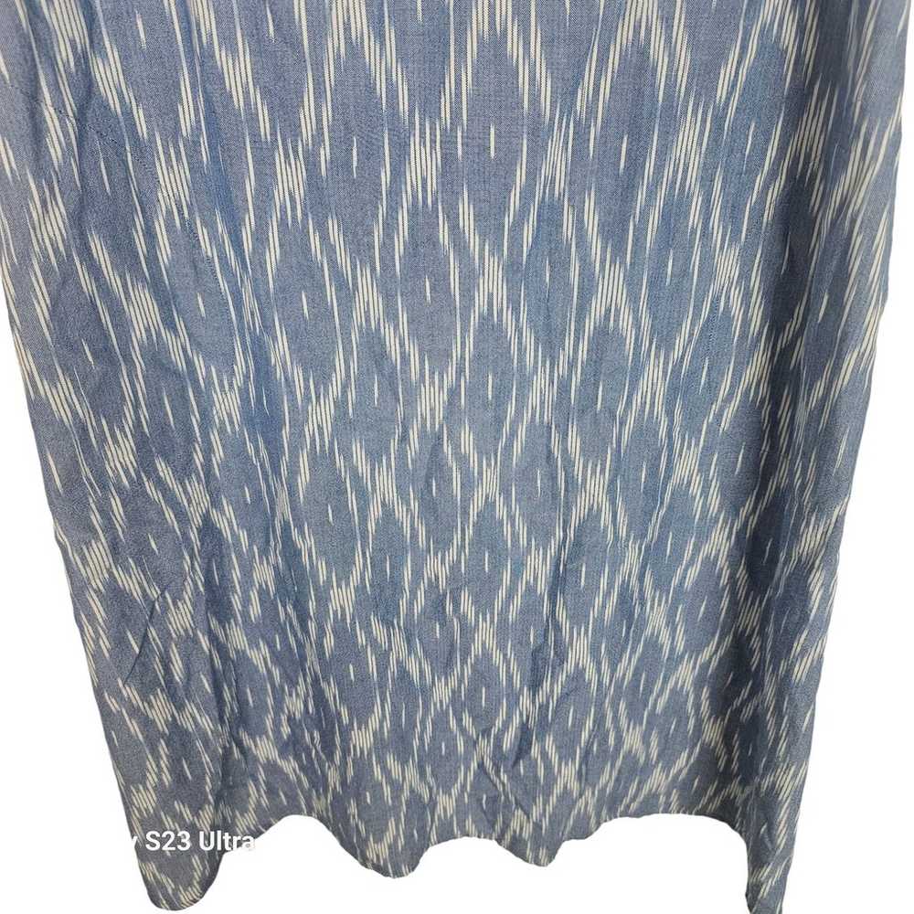 J. Jill Dress Mini Dress Tunic Dress Ikat Print D… - image 3