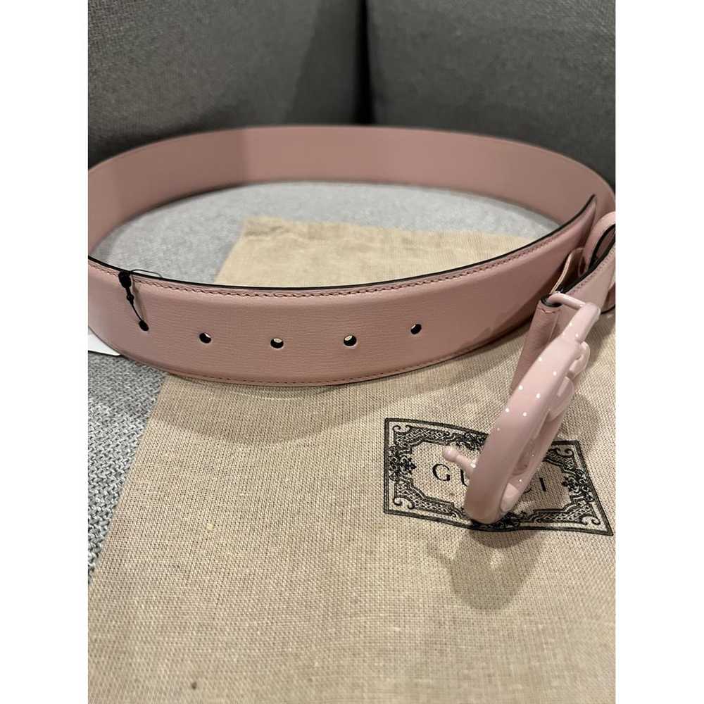 Gucci Gg Buckle leather belt - image 2