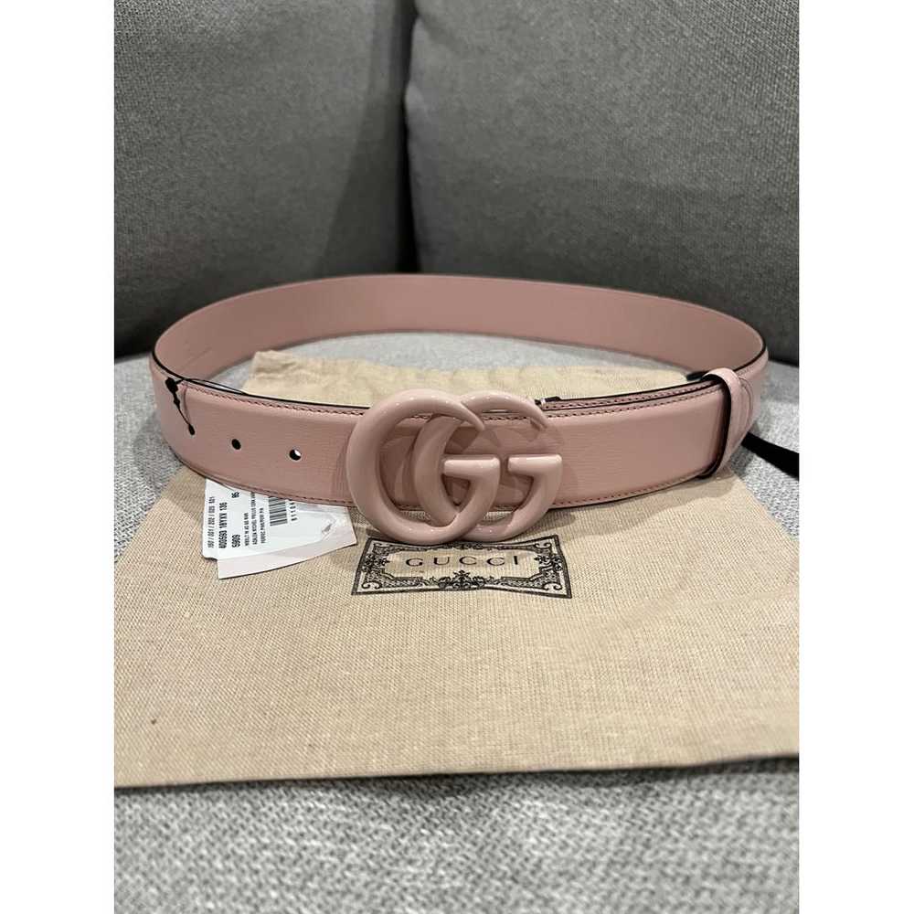 Gucci Gg Buckle leather belt - image 3