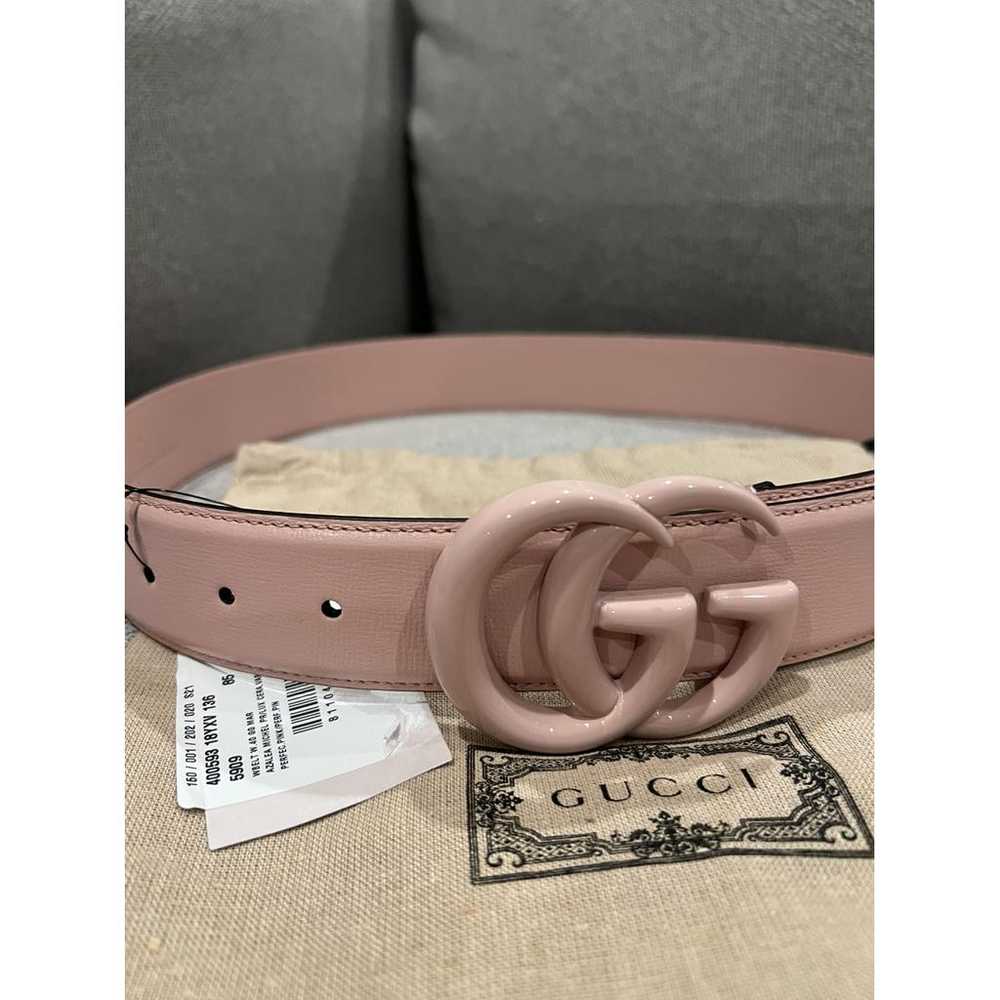 Gucci Gg Buckle leather belt - image 4