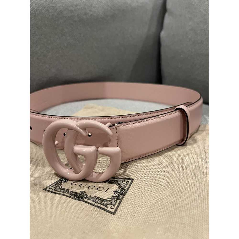 Gucci Gg Buckle leather belt - image 8