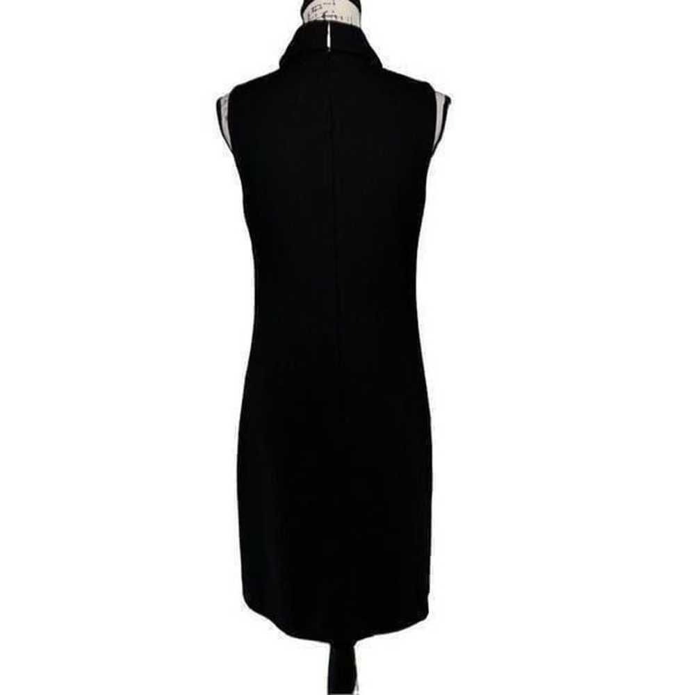 J. Crew black high collar sleeveless dress 6 - image 3