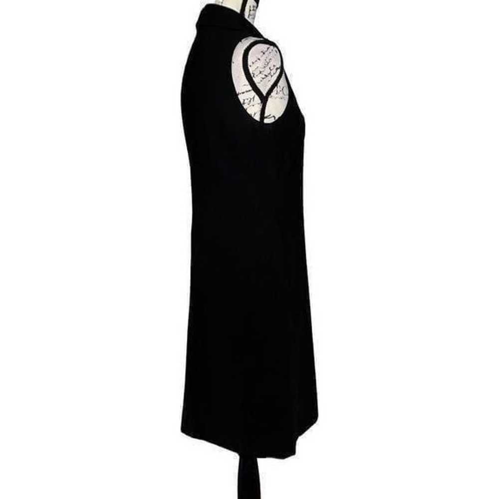 J. Crew black high collar sleeveless dress 6 - image 4