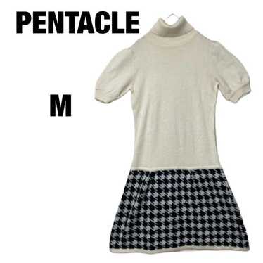 474【Pentacle】Short Sleeve Dress Knee-Length Dress 