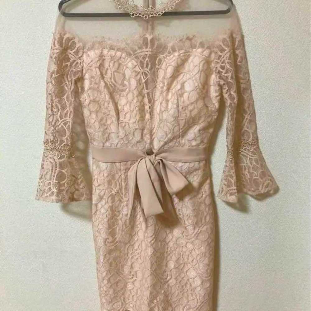 Andy Beige Lace Dress S - image 1