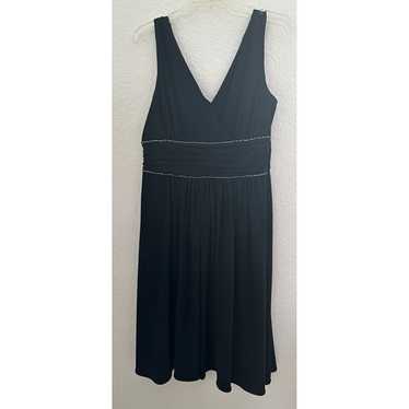 Scarlett Empire Waist Dress Size 14 Black Rhinest… - image 1