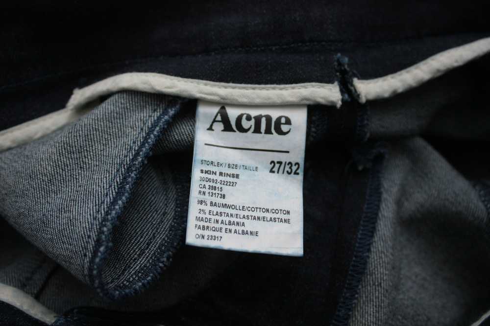 Acne Studios Acne SKIN RINSE Navy Denim Jeans Wom… - image 6