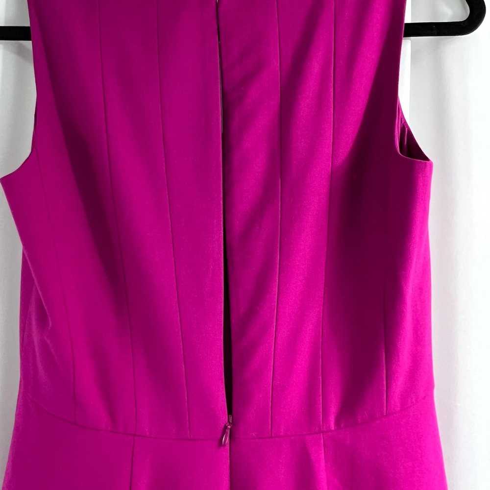 Ann Taylor Fuchsia Scoop Neck Fitted Dress Women … - image 6