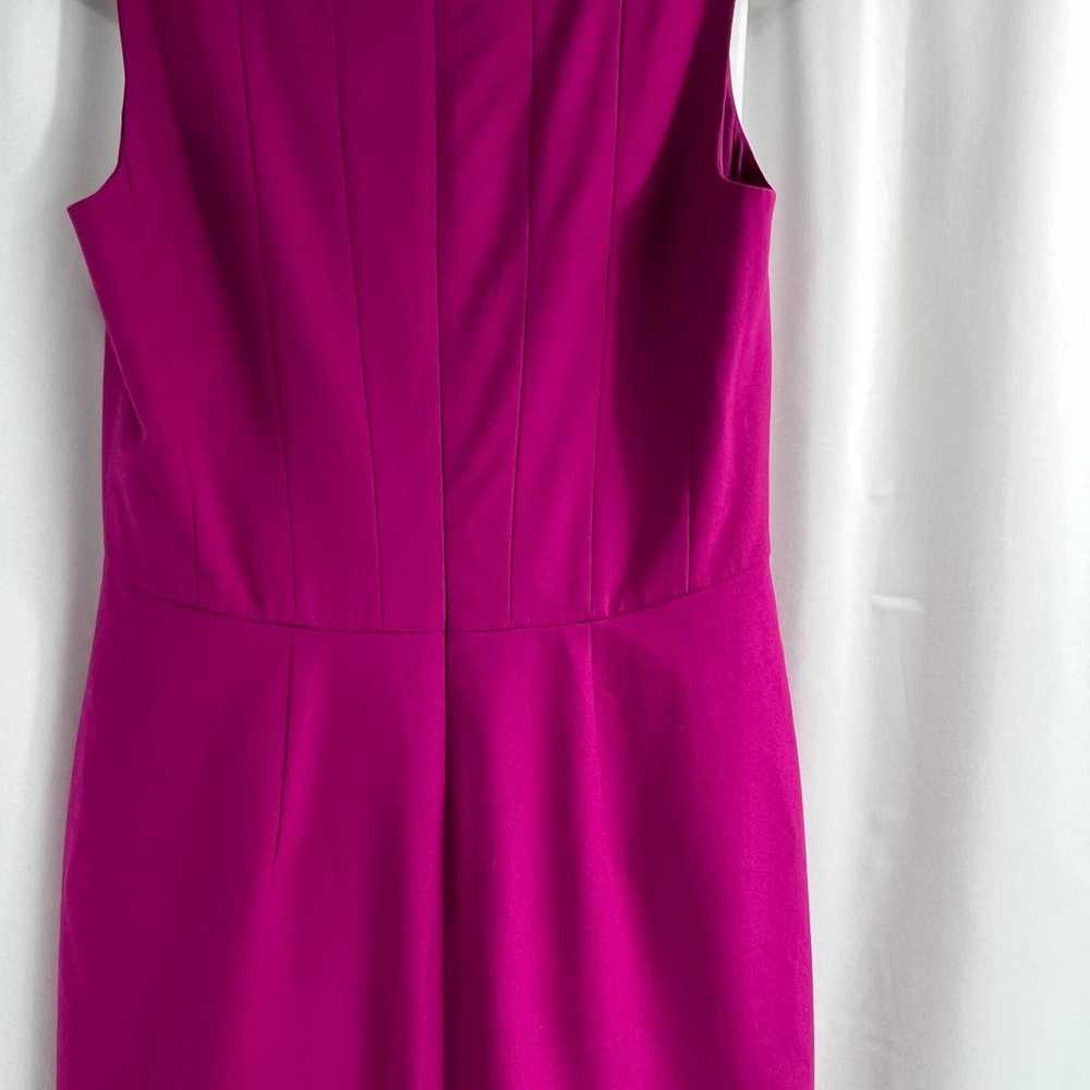 Ann Taylor Fuchsia Scoop Neck Fitted Dress Women … - image 8