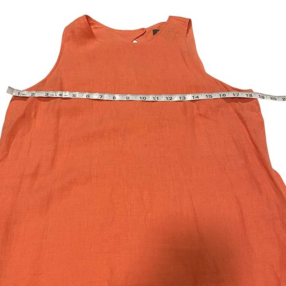 Tommy Bahama Linen Shift Salmon Dress Size S - image 8