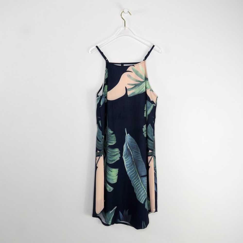 ASOS Tropical Palm Leaf Mini Dress Small - image 3