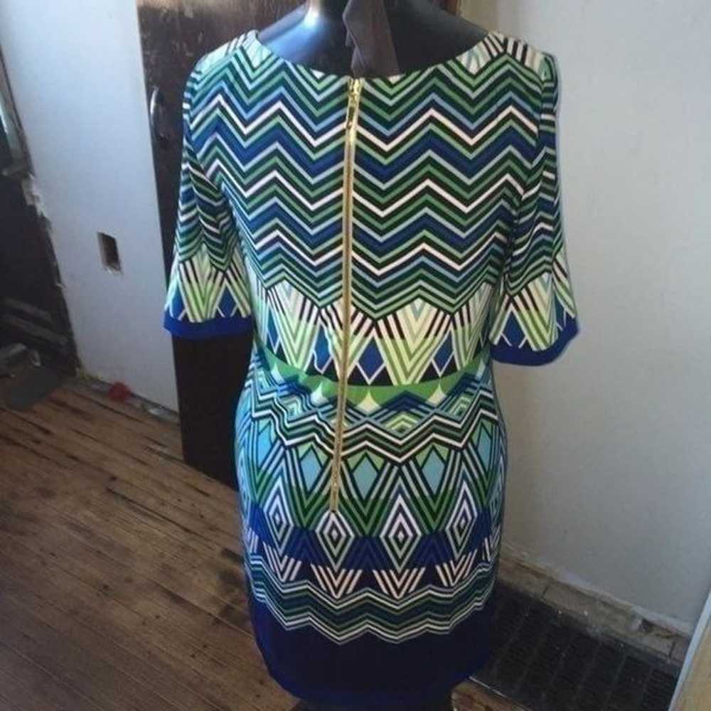 Eliza J chevron size 8 Dress - image 2