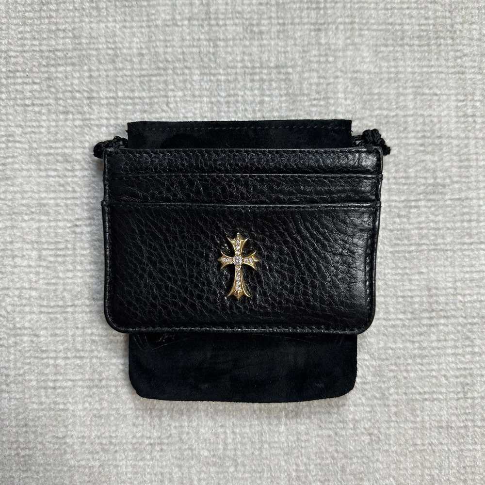 Chrome Hearts Chrome Hearts 22k Tiny Cross with D… - image 1