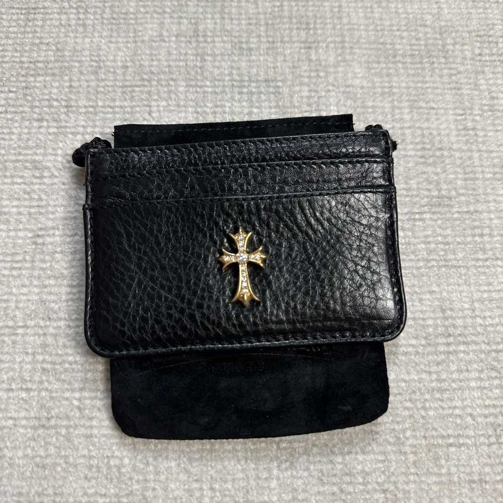 Chrome Hearts Chrome Hearts 22k Tiny Cross with D… - image 8