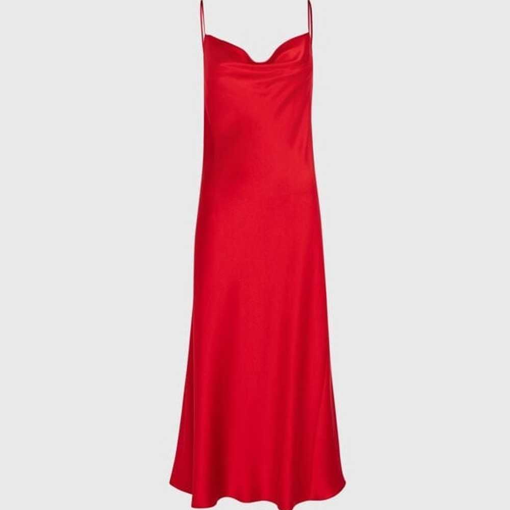 Urban Outfitters Mallory Cowl Neck Slip Dress Sil… - image 3