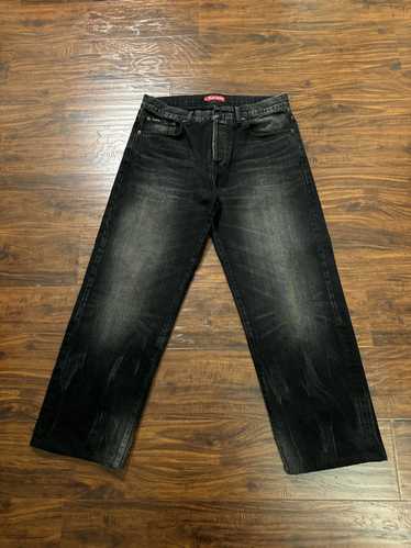 Supreme Supreme Loose Fit Distressed Selvedge Jean