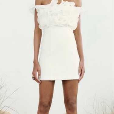 Pleated Ruffled MINI DRESS - image 1