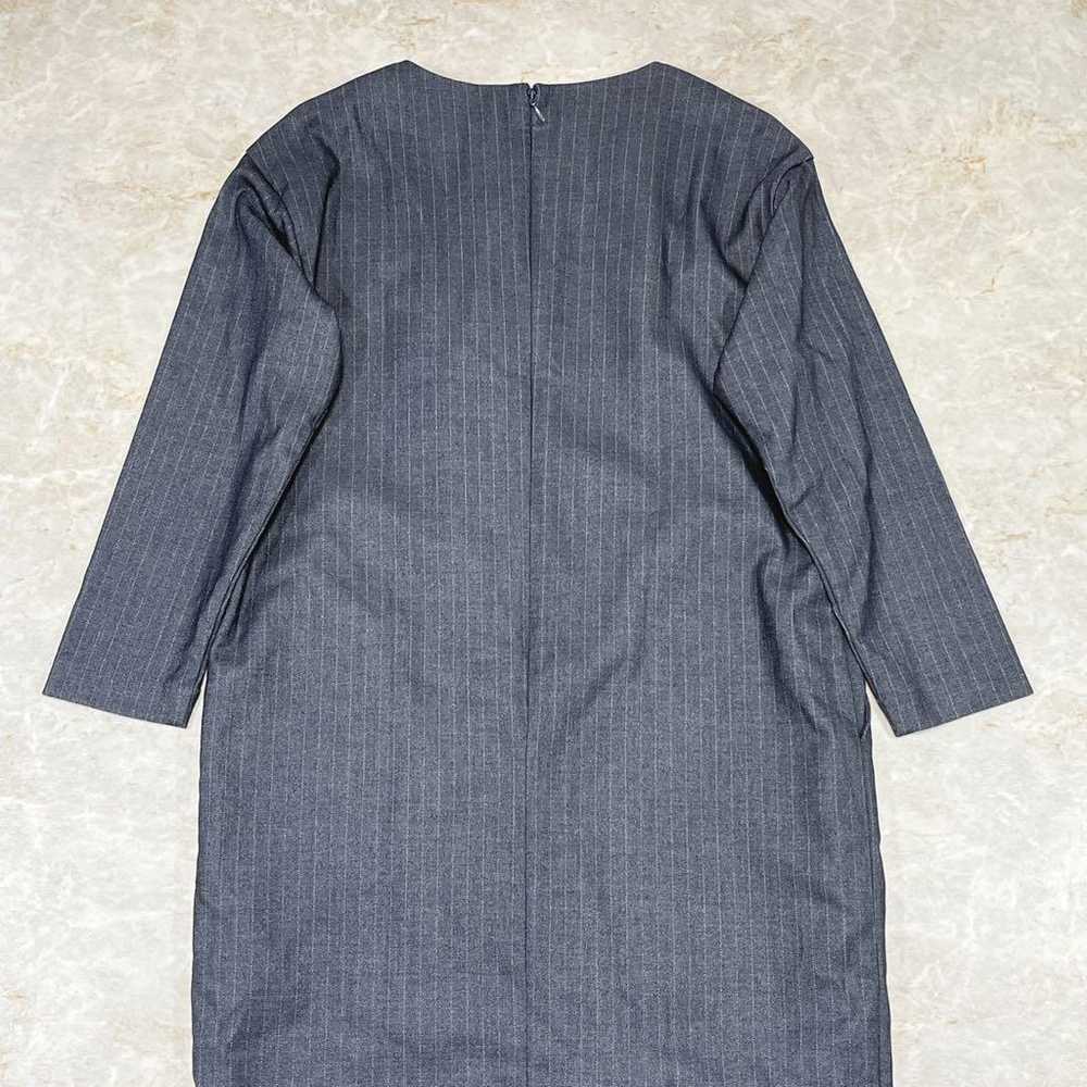 Beautiful item * Stylish long-sleeve dress XL Gra… - image 5