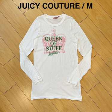 y2k JUICY COUTURE Logo Long Sleeve T-shirt Crown - image 1